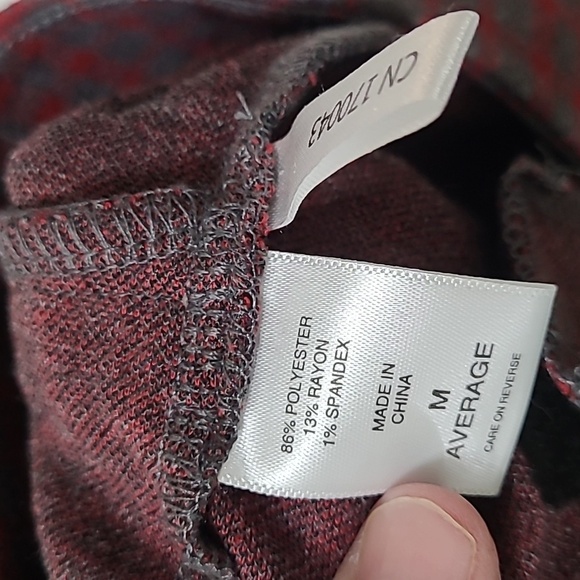 7th Avenue Design Studio Red & Grey Plaid Pullon Pants size Medium - Picture 5 of 10